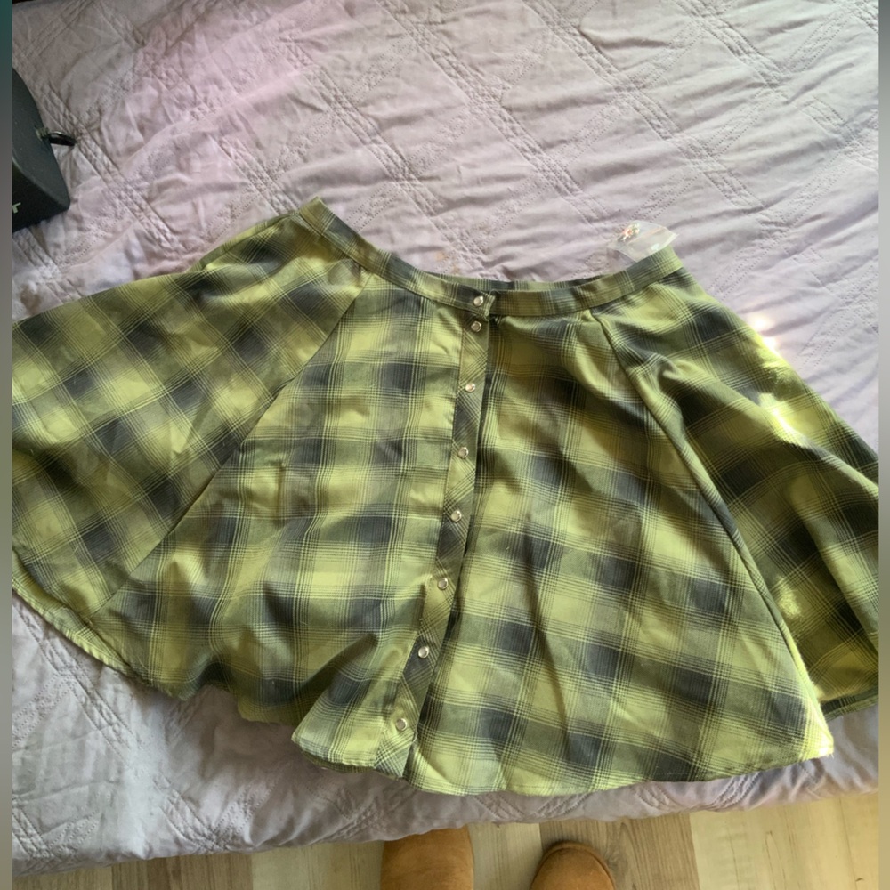 Flannel skirt